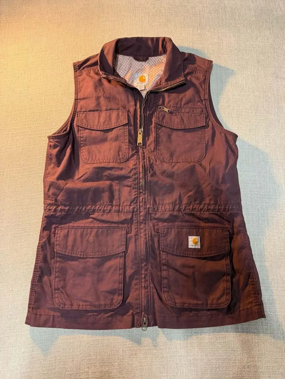 Carhartt Women's Utility Cargo Vest in Purple